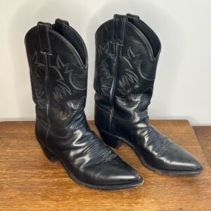 Women’s black, Justin cowboy boots size 7